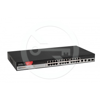 300-7624FE2GC Signamax web managed rackmount switch, 24x 100M + 2x 1G Combo