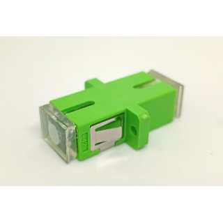Medium adapter sc/apc simplex transparent 