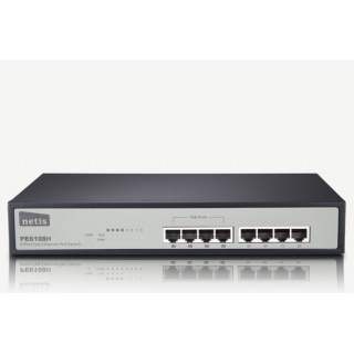 Netis PE6108 8 Port Fast Ethernet PoE Switch/8 Port PoE/802.3af
