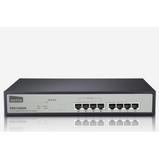 Netis PE6108GH 8 Port Gigabit Ethernet PoE Switch/4 Port PoE/802.3at/af