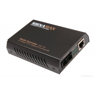 Signamax 065-1120A - 10/100BaseT/TX to 100BaseFX Converter, SC