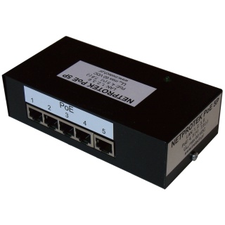 Adapter PoE 5-portowy z Netprotectorem