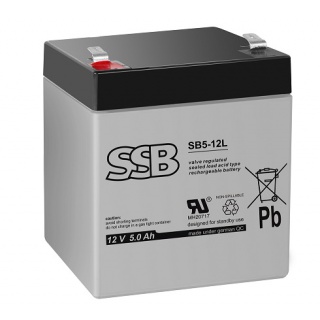 Akumulator SSB 5 Ah 12V