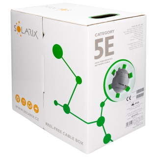 Kabel instalacyjny SOLARIX UTP kat. 5e BOX 305m