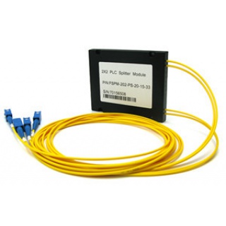 Splitter PLC SC/APC, SM 2.0mm, 1x4 (ABS box)