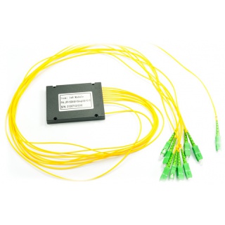 Splitter PLC SC/APC, SM 2.0mm, 1x8 (ABS box)